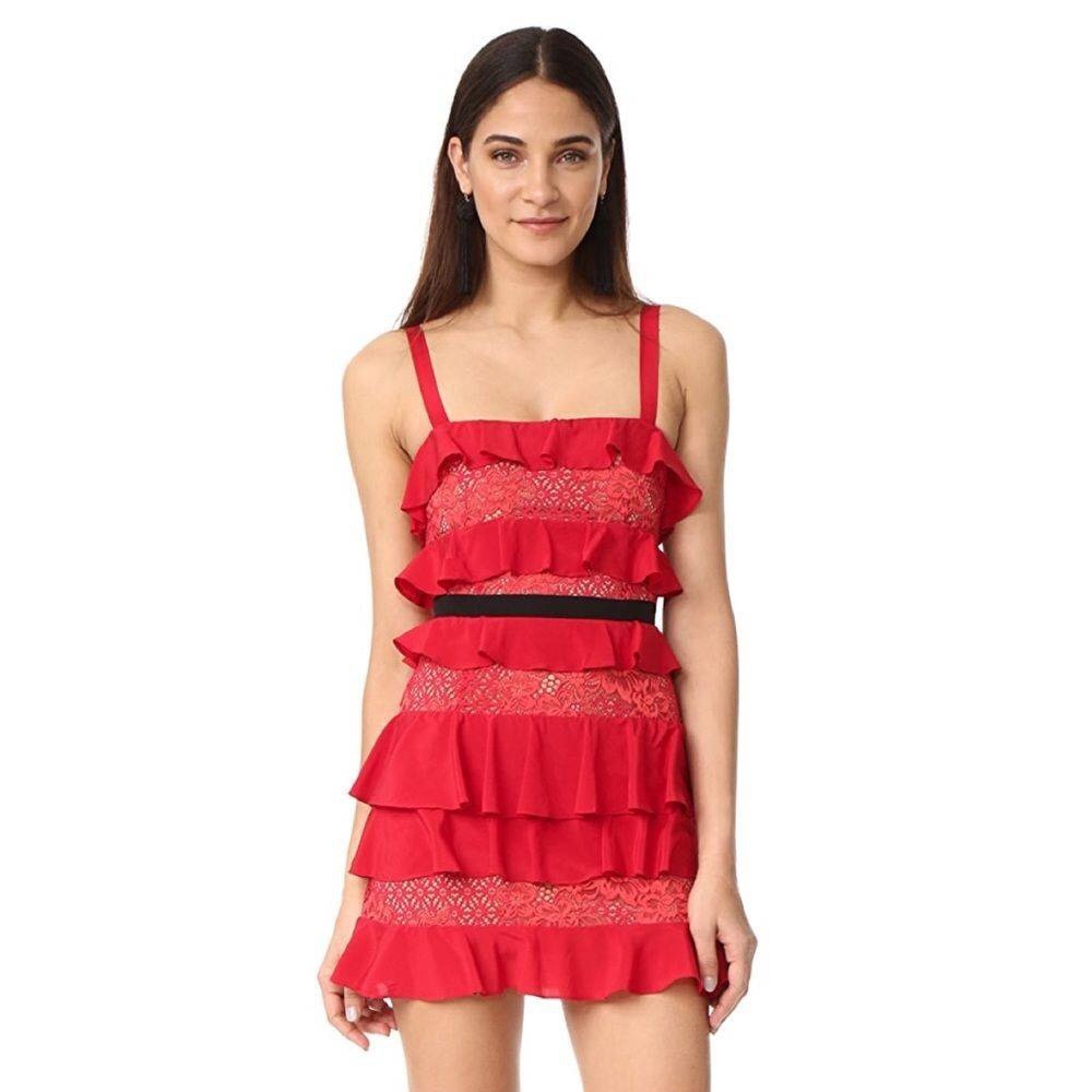 For Love & Lemons Chianti Ruffle Dress